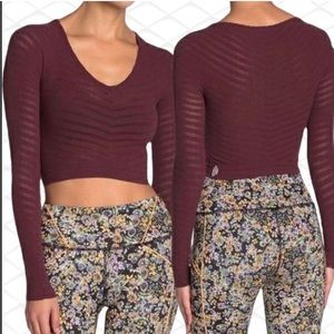 Free People Red Crop